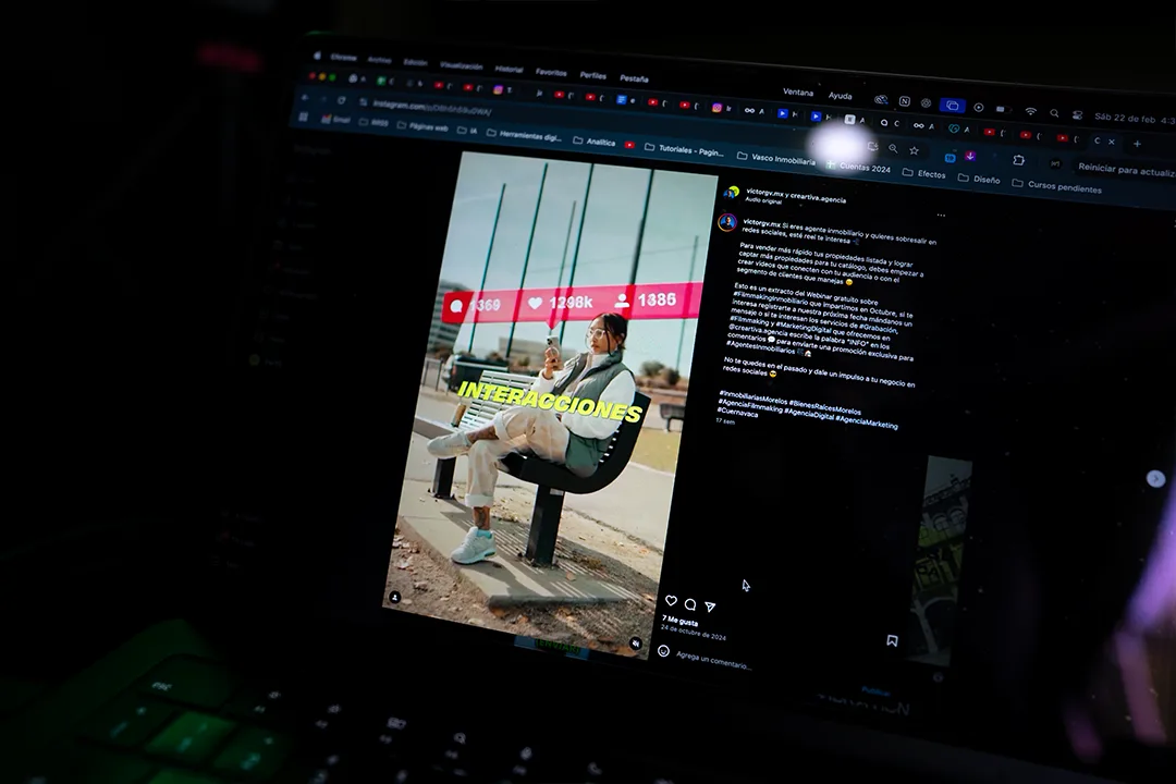 Agencia de filmmaking y contenido creativo. Videos profesionales para marcas y negocios que generan impacto y conversiones. Producción y edición de videos con storytelling y estrategias virales para redes sociales y YouTube. Filmación profesional con equipo de alta calidad para eventos, marcas personales y negocios. Videos optimizados para redes sociales: más vistas, más interacción y más clientes potenciales. Estrategia personalizada en cada video: contenido visual que conecta con tu audiencia y potencia tu marca.